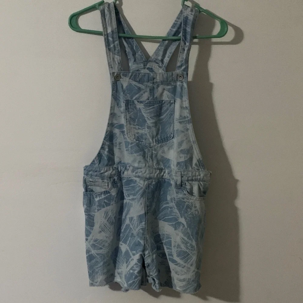 The Children's Place Light Blue Patterned Overalls